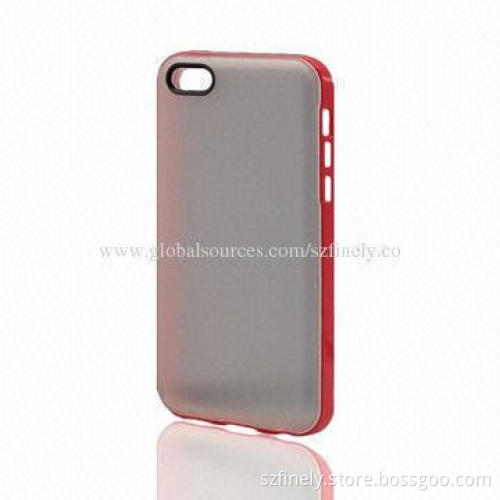PC + TPU Cases for iPhone 5C, Removable Separation Design, Multi-color Choose
